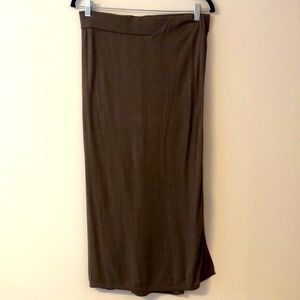 Michael Kors long knit wrap skirt